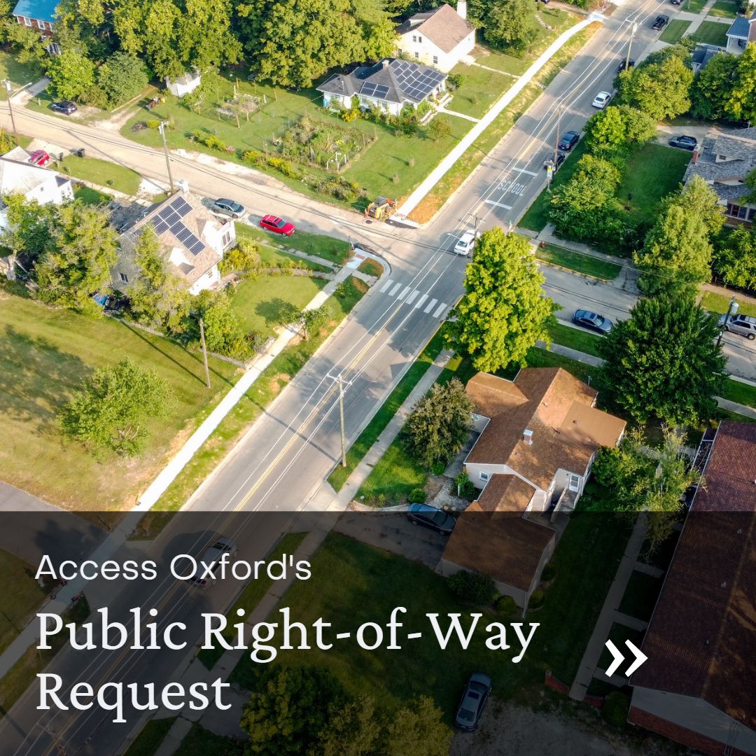 public right of way request